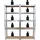 Trutzholm Schwerlastregal 170x75x30 cm Metall silberfarben 2er Set