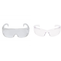 3M VisitorC Schutzbrille für Brillenträger, leichte Elektrowerkzeugarbeiten, Schutz gegen Splitter, 99.9% UV-Schutz Virtua AP Schutzbrille VirtuaA0, AS, UV, PC, klar, wiegt nur 26 g