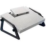 Wedo Fußstütze Relax grau Kunststoff