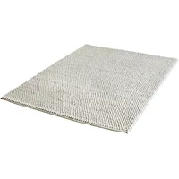 Teppich OBSESSION "My Loft 580" Teppiche Gr. B/L: 120 cm x 170 cm, 23 mm, 1 St., beige (elfenbeinfarben) Schurwollteppiche Handweb Teppich, Obermaterial: 50% Wolle, Viskose, handgewebt