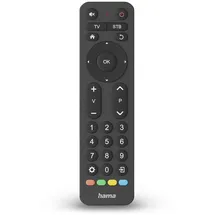 Hama Universal-Fernbedienung TV Infrarot für 2 Geräte große Tasten,ernfähig