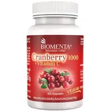 BIOMENTA GMBH Cranberry 1000 + Vitamin C vegan Kapseln