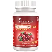 BIOMENTA GMBH Cranberry 1000 + Vitamin C vegan Kapseln