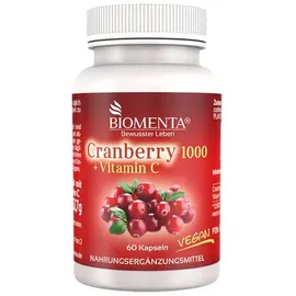 BIOMENTA GMBH Cranberry 1000 + Vitamin C vegan Kapseln