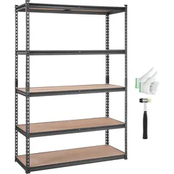 VEVOR Steckregal Lagerregal Schwerlastregal Werkstattregal 121,92x45x182,88cm