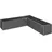 Belvedere Mini L200 201 x 201 x 45 cm dunkelgrau-metallic
