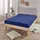 BettwarenShop Spannbettlaken Jersey-Elasthan 120 x 200 - 130 x 220 cm blau