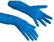 Vileda Professional Comfort Nitrilhandschuh - Der Komfortable 148166 , 1 Paar, Größe XL, blau
