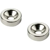 TRU Components D20T5-M4 Permanent-Magnet Ring (Ø x H) 20 mm x 5 mm N35 Grenztemperatur (max.): 80