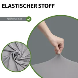 Trutzholm 5x Stehtischhusse Stretch 70 cm anthrazit Tischdecke Husse Bistrotisch