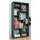 VCM Lanisa Bücherregal 58 x 20 x 116 cm Grau