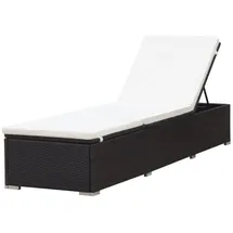 vidaXL Sonnenliege 200 x 62 x 76 cm Braun