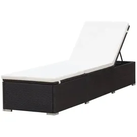 vidaXL Sonnenliege 200 x 62 x 76 cm Braun