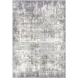 HANSE HOME Teppich HANSE HOME "Abstract", beige (creme,grau), B:57cm H:13mm L:90cm, Polyester, Teppiche, Teppich, strapazierfähig, pflegeleicht, robust, glänzend