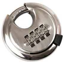 HMF 3502-09 Vorhängeschloss, Zahlenkombination, 7 x 7 x 2,4 cm