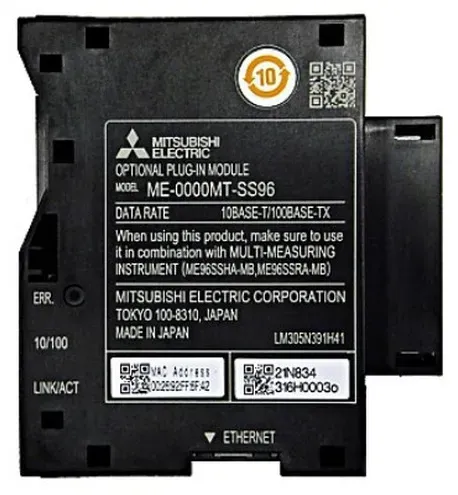 Mitsubishi Electric MODBUS TCP Kommunikation ME-0000MT-SS96