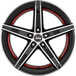 mam wheels OX-18 8,5 x 19 5 x 114,3 ET45 Rot/Schwarz