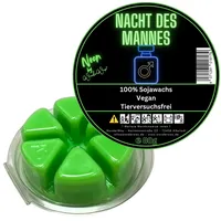 WonderWax Duftwachs WonderWax® Duftwachs Kreis 6 pcs Neon (Die Nacht des Mannes), Duftrichtung: Nacht des Mannes