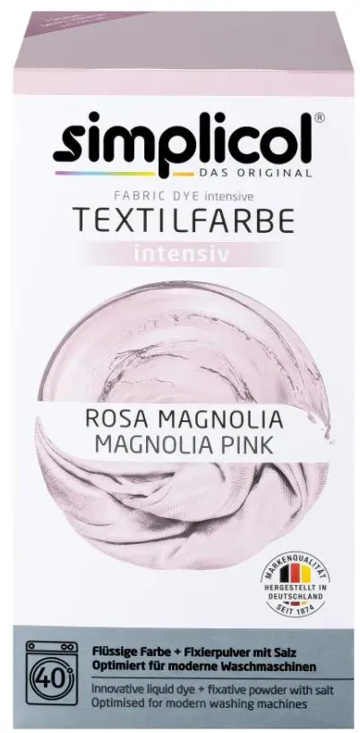 simplicol Textilfarbe intensiv, Rosa-Mangolia 150ml+400g