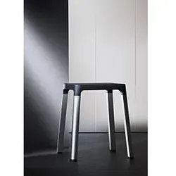 Keuco Axess Hocker 35082010037 Sitzfläche 338mm, verchromt/schwarz