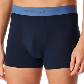 SCHIESSER Boxershort 6PACK bunt Blau / Schwarz M 6er Pack