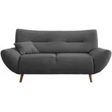 MID.YOU Couch Chenille 2-Sitzer Anthrazit