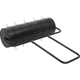 vidaXL Gartenwalze Rasenwalze mit Rasenlüfter 63 L