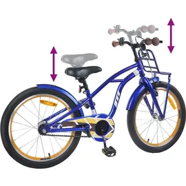 vidaXL Kinderfahrrad 18 Zoll dunkelblau