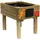 forest-style Forest Style Kinder Lernbeet 50 x 40 x 45 cm Braun/Grün