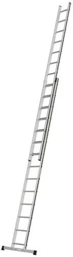 Schiebeleiter Hymer ALU PRO zweiteilig 2x14 Sprossen Länge 3,97 / 7,05 m