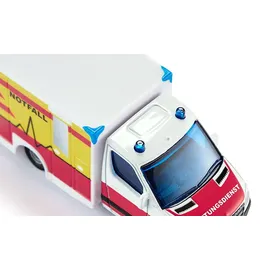 Siku 1536 - Rettungswagen Rot/Gelb/Weiß 1:32