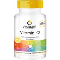 Warnke Gesundheitsprodukte Vitamin K2 (100 Kapseln), 1er Pack (1 x 32 g)