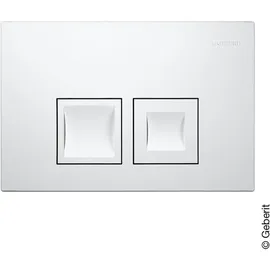 Geberit Delta35 Betätigungsplatte für 2-Mengen-Spülung weiß