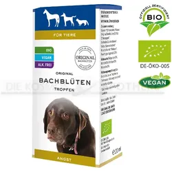 BACHBLÜTEN Tiere Tropfen Angst 20 ml