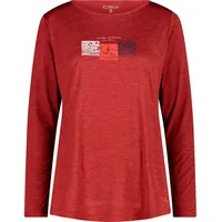 CMP 33n5596 Langarm-t-shirt - Granata Mel. - 2XS