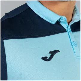 Joma Combi Poloshirt himmelblau/Marineblau L