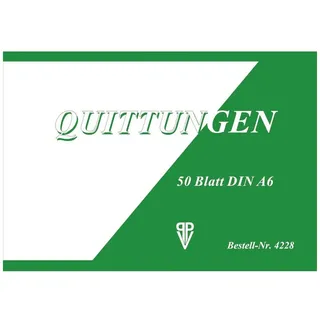 Böttcher-AG Quittungsblock A6 quer 50 Blatt