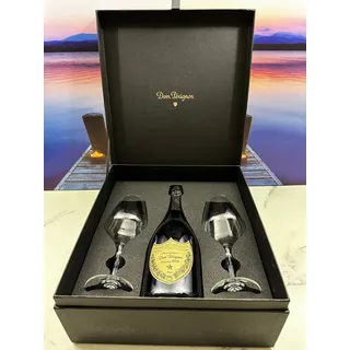 Dom Perignon 2009 Champagner 0,75L + 2 Dom Perignon Champagnergläser OVP