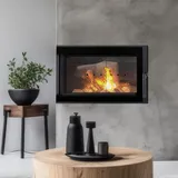 Kratki Kamineinsatz KRATKI SIMPLE Stahl Schwarz