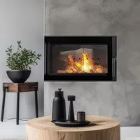 Kratki Kamineinsatz KRATKI SIMPLE Stahl Schwarz