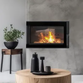 Kratki Kamineinsatz KRATKI SIMPLE Stahl Schwarz