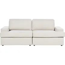 Beliani Sofa 3-Sitzer Alla Stoff Hellbeige