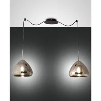 Fabas Luce Glow Pendelleuchte, 2-flammig, dezentral, 3667-42-138,