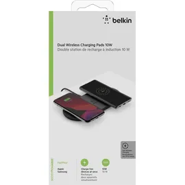 Belkin BoostCharge Dual Wireless Charging Pads schwarz