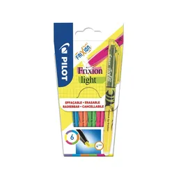 PILOT PEN Pilot FriXion Light, Mehrfarbig, Mehrfarbig, 6 Farben, 3,3 mm, 4 mm, J