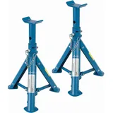 Silverline Unterstellböcke, klappbar, 1 Paar, Silber