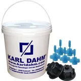 Karl Dahm 50 Zughauben schwarz, 3 mm 12441