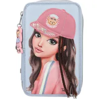 DEPESCHE TOPModel 3 Fach Federtasche mit Applikation TEAM TEDDY
