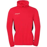 Uhlsport Equipe 29 Multi Hood Jacke rot/weiß/schwarz 152
