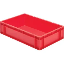 LA-KA-PE Transport-Stapelkasten B600xT400xH145 mm gelb, geschlossen ohne Griffloch